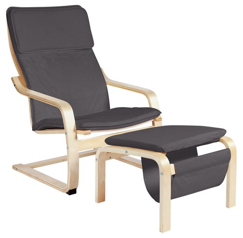 Bentwood fabric chair - chair, &