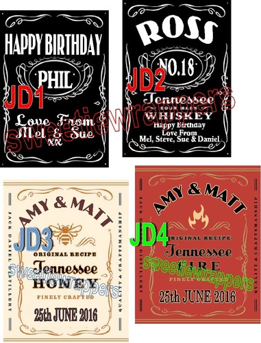 Personalised bottle label - personalised,