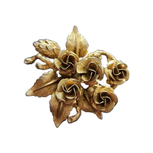 Vintage gold tone rose - gold,