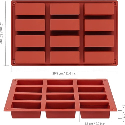 Cavity silicone cake mold - 12,