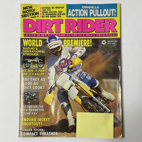Dirt rider magazine moto - dirt, 1990