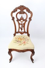Victorian Carved Walnut