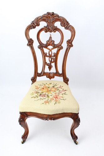 Victorian carved walnut - victorian,