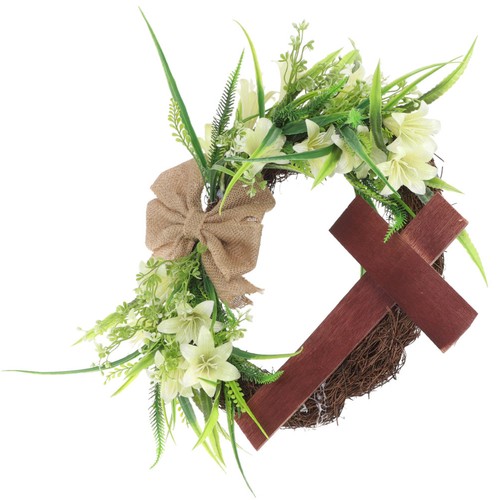 Easter wreath front - easter,