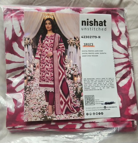 Nishat lawn printed piece - lawn,