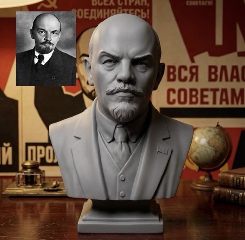 Vladimir lenin bust statue - lenin,