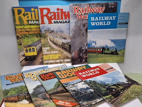 Vintage railway magazines - x,