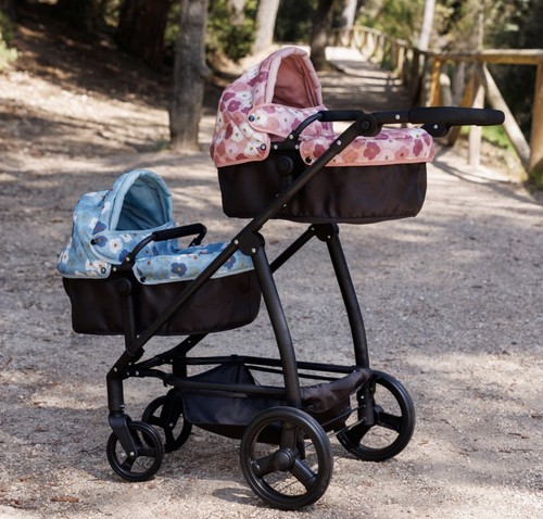 Deluxe double twin doll - twin, pram