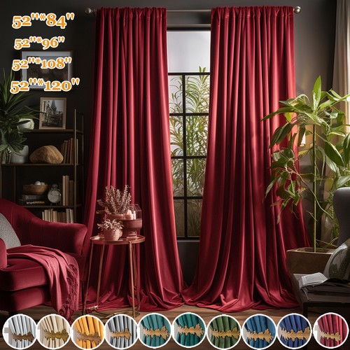 Blackout velvet curtain - blackout,