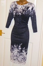 Phase Eight navy white lace