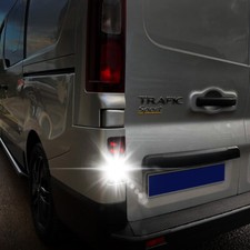 2 Pcs Reverse Light Bulbs LED CANBUS 1156 382 P21W BA15s For Trafic MK2 Bus