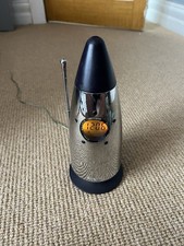 Retro Rocket Alarm Clock - FM/AM Radio Wireless