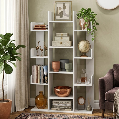 Tree bookshelf tier storage - bookshelf,