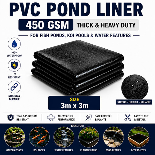 Pond liner strong pvc - pond, x