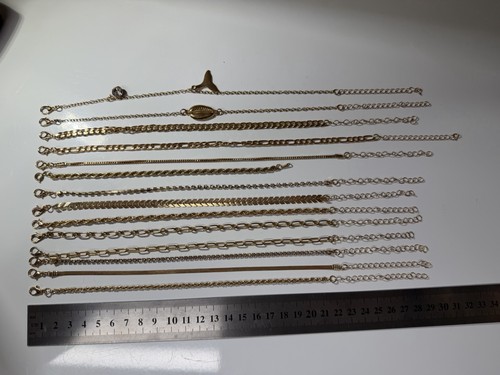 Job lot gold coloured - 14,