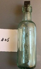 Vintage Glass Pop Lemonade Bottle R Whites with Stopper