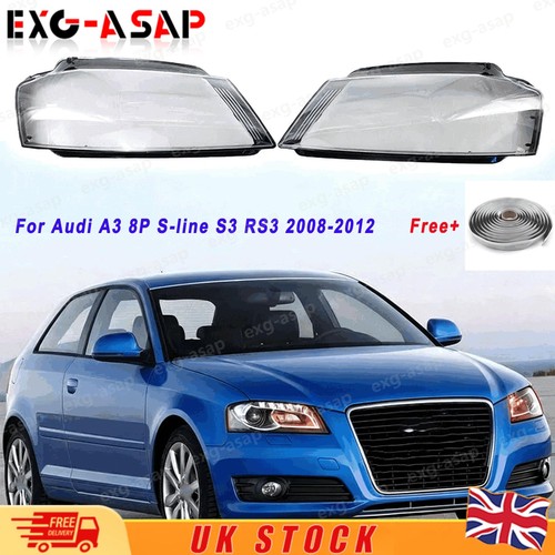 Left right headlight lens - left+right,