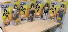 KISS , Mego Figures Complete Set of 4 8 Inch Figures New Sealed In Box UK Seller