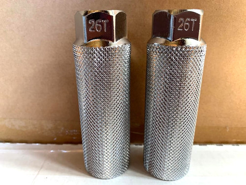 Old school bicycle pegs - old,