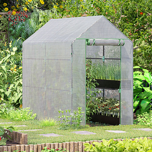 Walk greenhouse steel frame - walk,