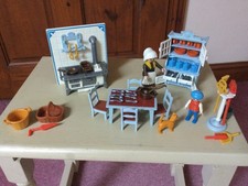Vintage Playmobil 5322 Kitchen Set for Victorian Mansion Dolls House