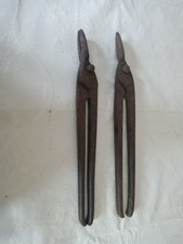Blacksmiths Tools Long Tongs Pliers Tin Snips Metal Shears - Vintage Ironworks