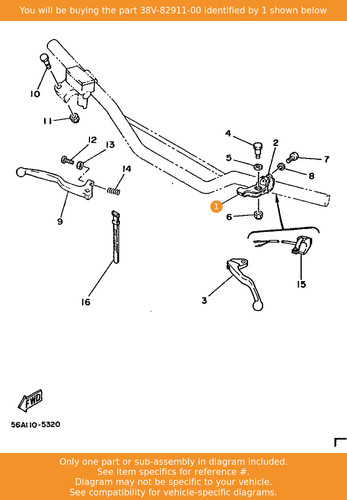 Yamaha holder lever - yamaha,