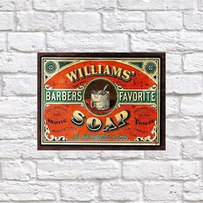 Williams Soap. Retro tin sign