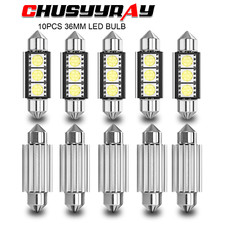 For Seat Leon MK1 MK2 CUPRA FR 1999-2012 White LED Number Plate Light Bulbs