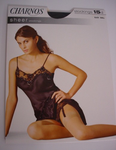 Charnos sheer black - black, stockings