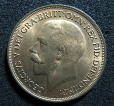 GB George V Bronze Penny 1913, Some Lustre
