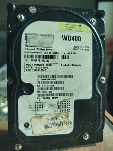 Western digital wd400bb 22hea1 - digital, wd400bb-22hea1