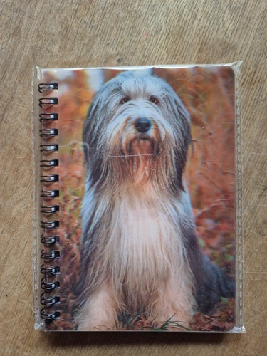 Bearded collie notebook - collie,