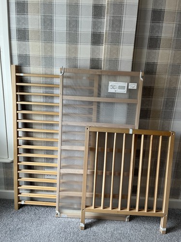 Baby cot crib wooden 120x60cm - cot,