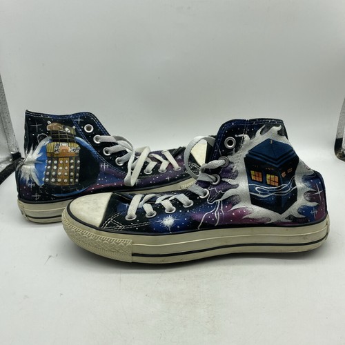 Hand painted canvas converse - painted,