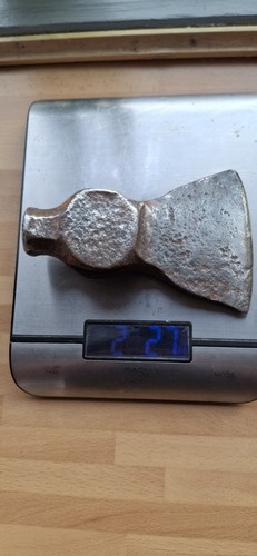 Hand forged axe head - hand,