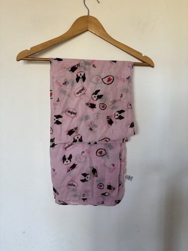 Ladies george scarf pink - scarf,