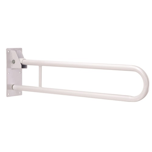 Folding drop down toilet