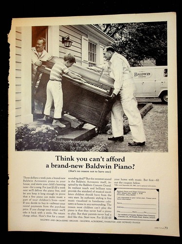 Baldwin piano delivery - baldwin, men