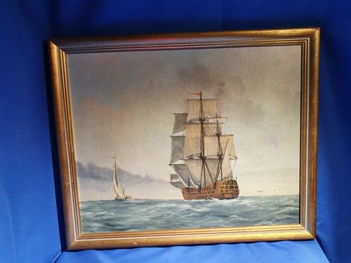 Unsigned painting board of - board,