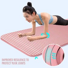 Extra thick yoga mat - mat, non
