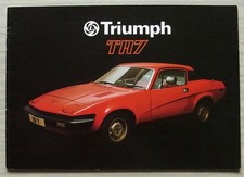 TRIUMPH TR7 Car Sales Brochure