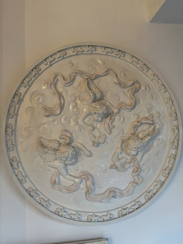 Stunning large cherub - large, plaster