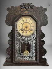 The Ansonia Clock Co. Gingerbread Parlour Clock USA C1880's