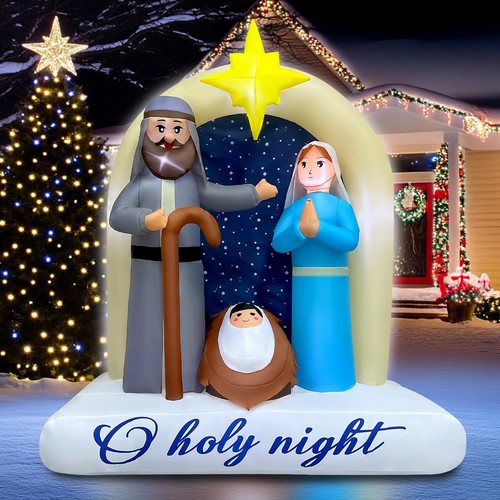 6ft christmas inflatables - christmas,