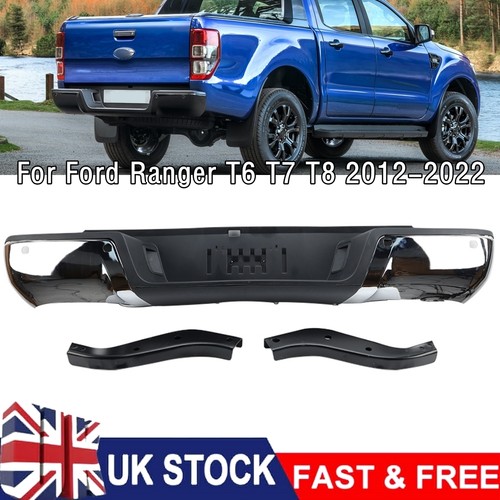 Chrome rear bumper - rear, replacement