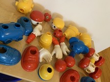 Original Popoids in bucket - 61 pieces - Construction toy - great Fun