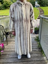 Real Mink full length white