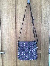 Radley dogs design coated Cotton cross body shoulder medium Handbag