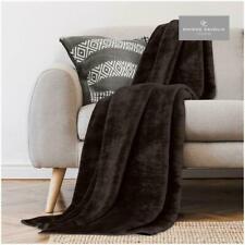 Faux Fur Fleece Throw Soft